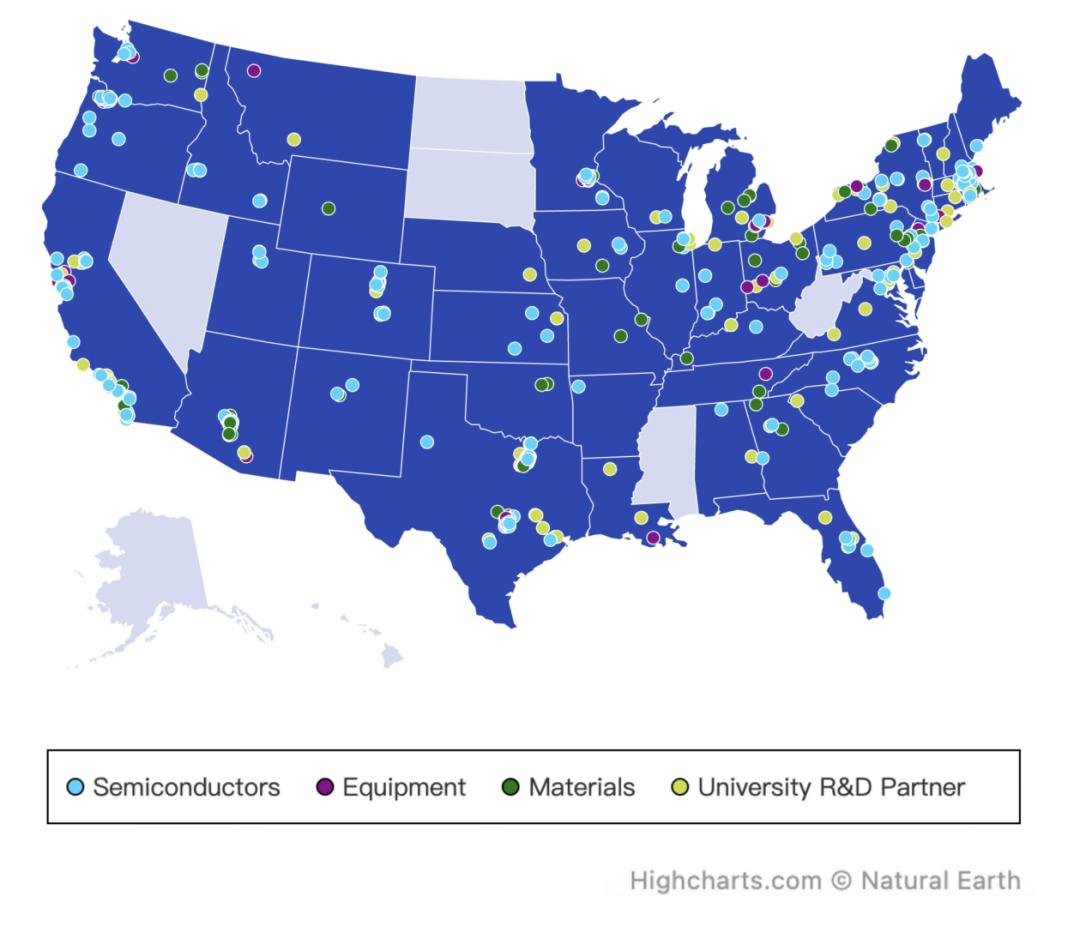 美国半导体版图，重塑全球供应链